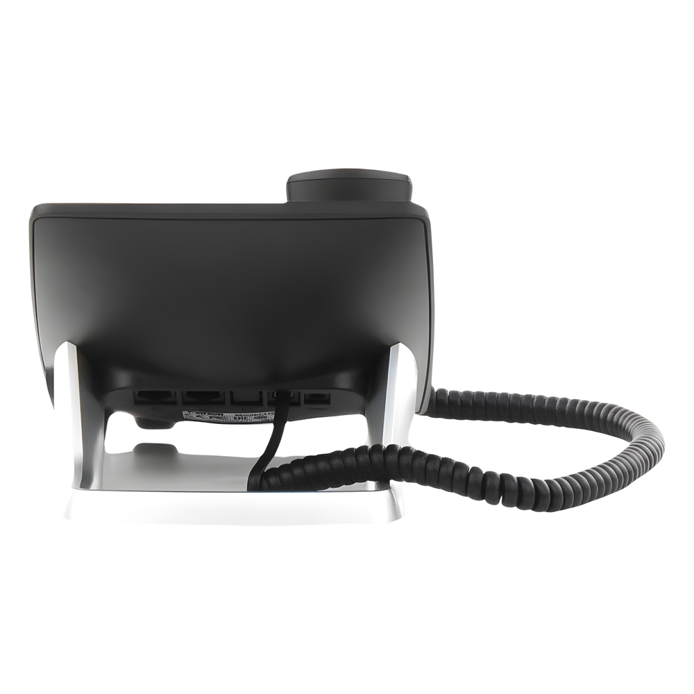 (H5W Color Negro)Teléfono IP WiFi para Hotelería, profesional de gama alta con pantalla LCD de 3.5 pulgadas a color, 6 teclas programables para servicio rápido (Hotline) PoE