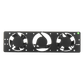 Kit de 2 Ventiladores 110 Vca (12 x 12 cm) con Clavija para Gabinete de Piso