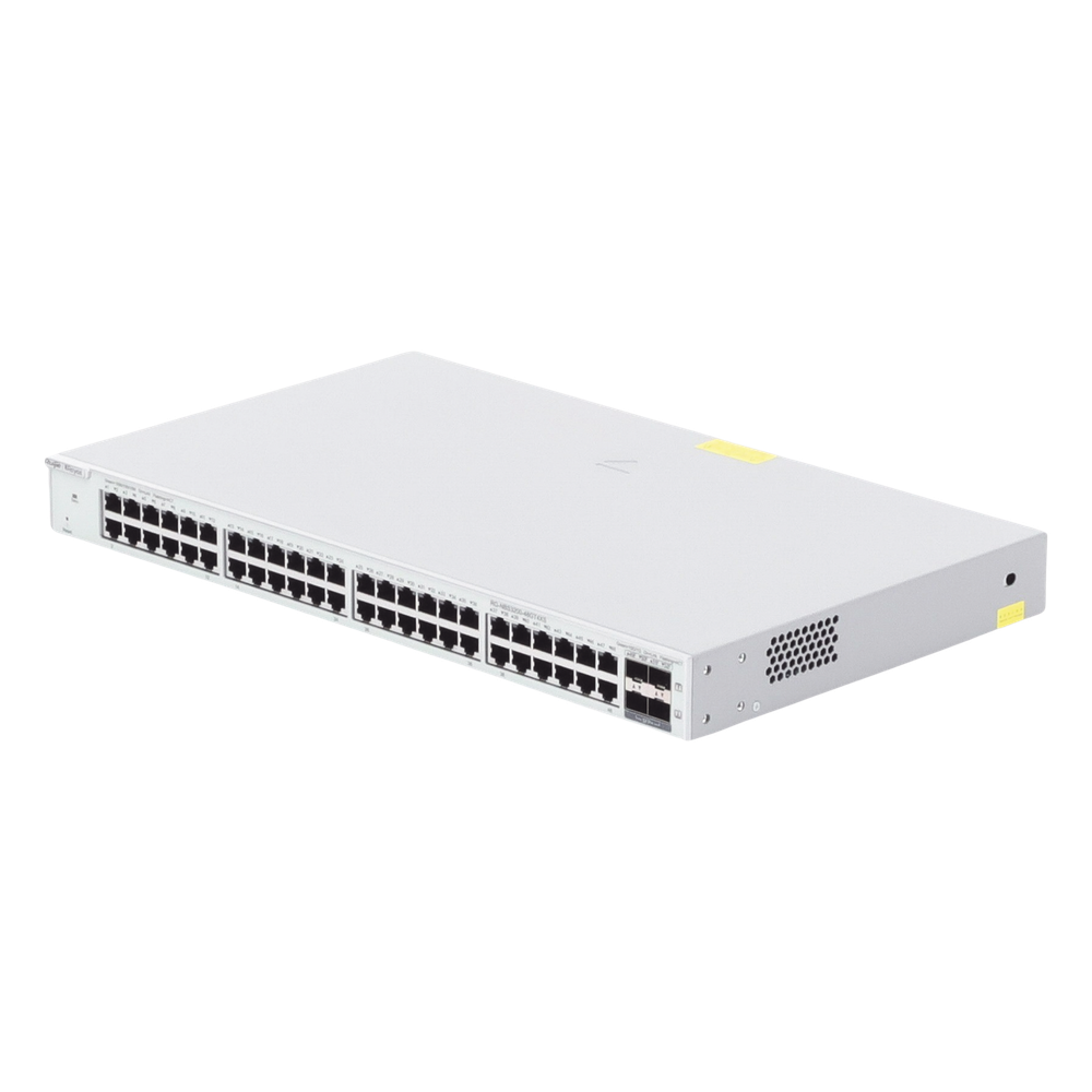 Switch Administrable Capa 2+ Plus, con 48 puertos Gigabit + 4 SFP+ para fibra 10Gb, gestión gratuita desde la nube