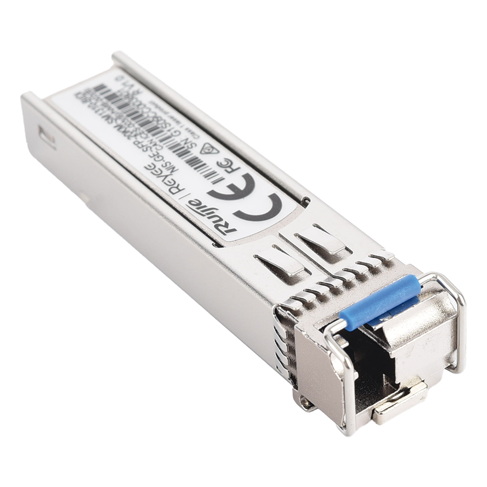 Transceptor Industrial BIDI Monomodo SFP 1G (Lado A), hasta 20 Kilómetros, TX 1310 / RX 1550, soporta Temperaturas de -40° a 85° C