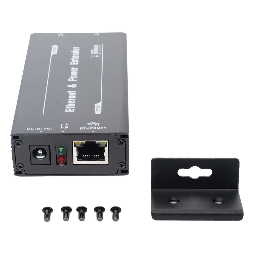 (POE 600 METROS) Transmisor para Extensor PoE TT-8001R  / 1 Puerto  para recepción de video y alimentación (PoE) / IDEAL PARA DOMOS Y CAMARAS IP / Conexión en Cascada / Soporta PTZ´s de 60 W / Soporta IEEE802.3af/at