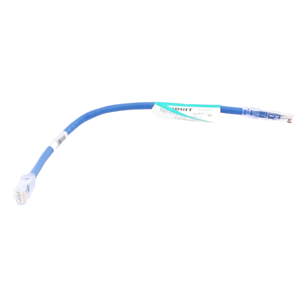 Cable de Parcheo UTP Categoría 6, con Plug Modular en Cada Extremo - 0.3 Metros (1 Pie) - Azul