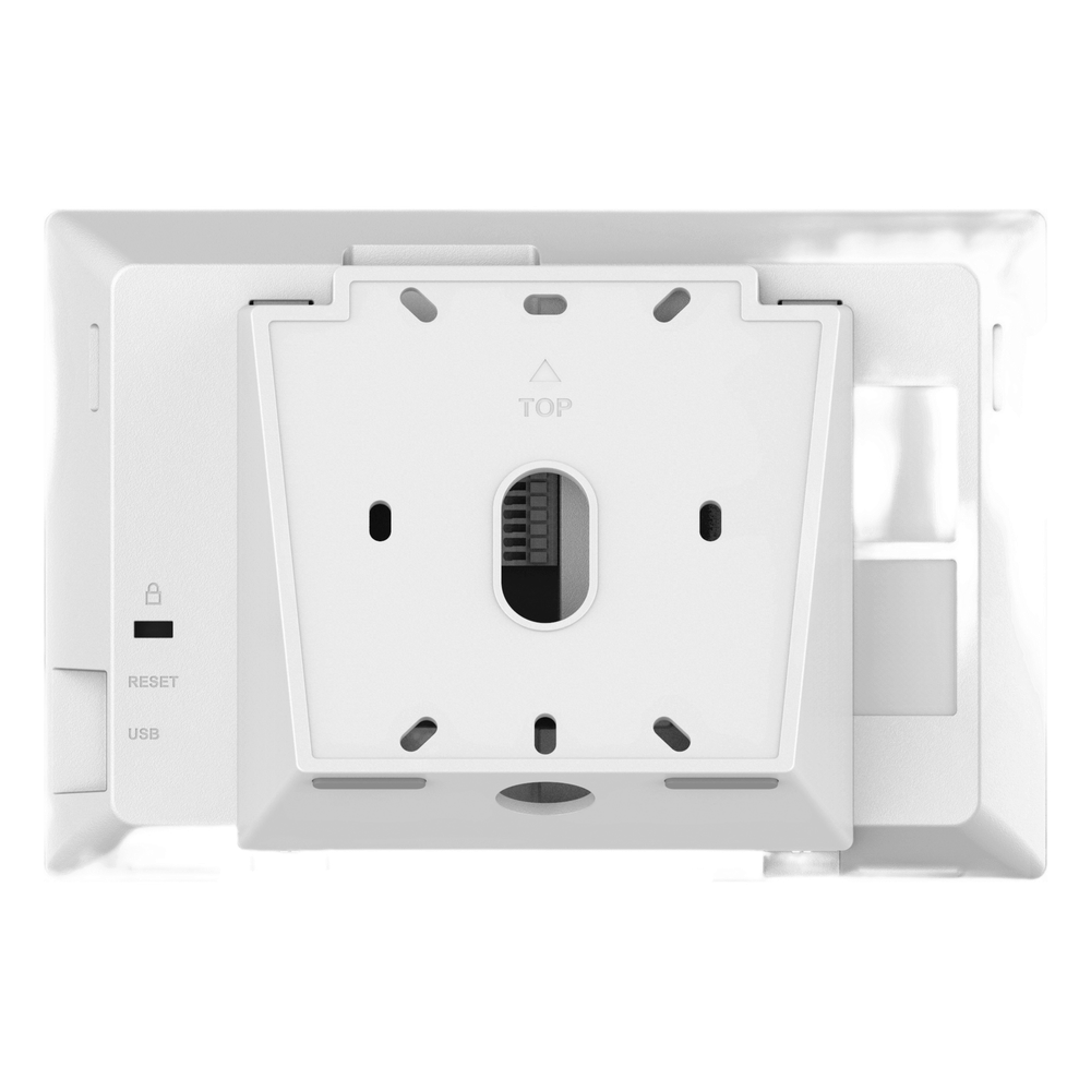 Estación de Intercomunicación SIP con Wi-Fi 6, Bluetooth y Control Total para Agendamiento de Salas y Edificios Inteligentes (Color Blanco)