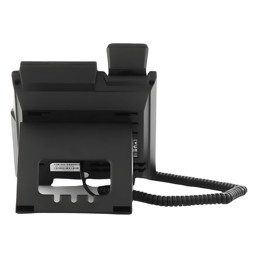Teléfono IP empresarial para 4 líneas SIP con pantalla LCD de 2.4 pulgadas a color, Opus y conferencia de 3 vías, PoE.