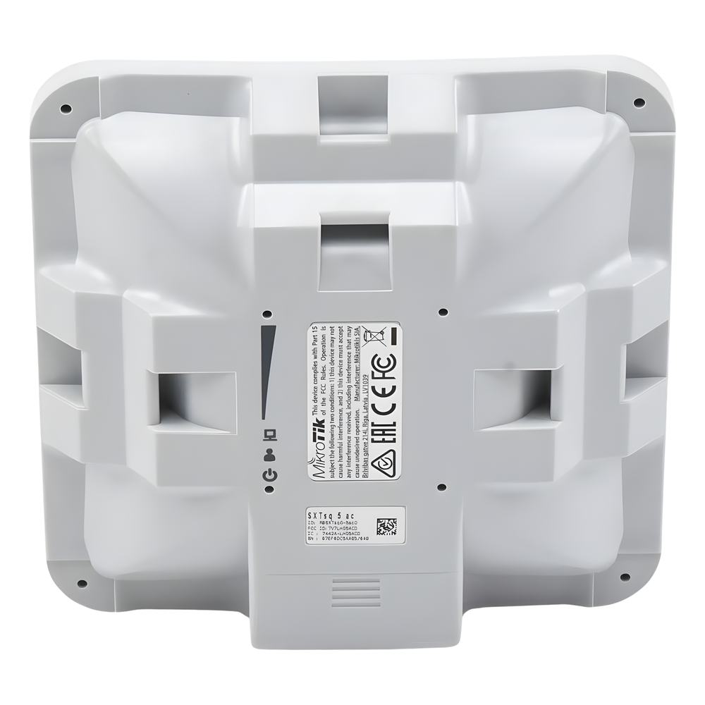 (SXTsq 5 ac) Cliente y PtP en 5GHZ 802.11 a/n/ac con antena de 16 dBi de 23°, Hasta 316 mW de Potencia
