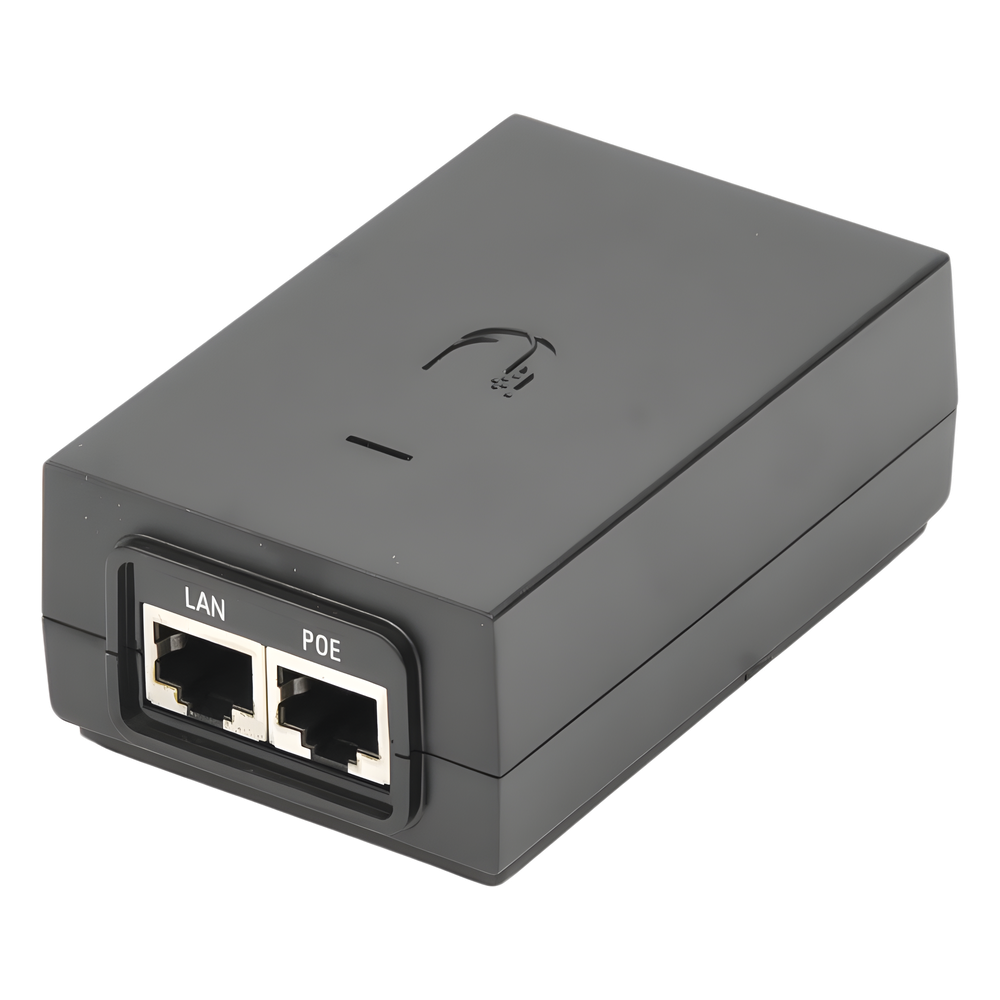 Adaptador PoE Ubiquiti de 24 VDC, 1.0 A con puerto Gigabit