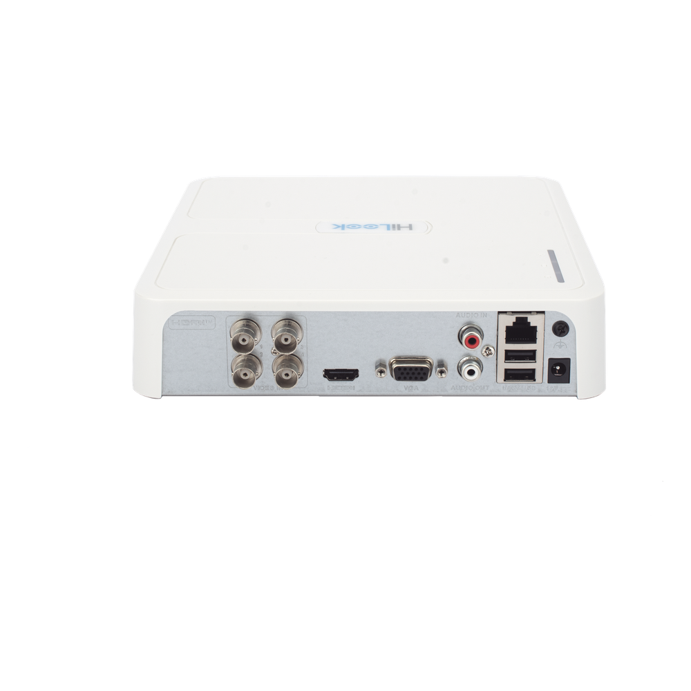 [Audio Bidireccional] DVR 4 Canales TurboHD + 1 Canal IP / 2 Megapixel (1080p) Lite / Acusense Lite (Busqueda Inteligente Personas Vehiculos) / 1 Bahia de Disco Duro / H.265+ / Salida de Vídeo Full HD