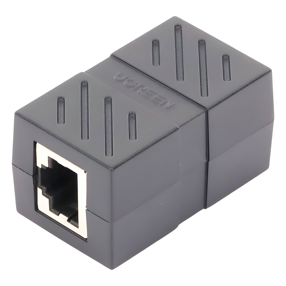 Acoplador (Extensor de Cable Ethernet RJ45 a RJ45) | 1000Mbps | Compatibilidad con Cat7 Cat6A Cat6 Cat5e | Compatible con POE | Ignífugo | ABS