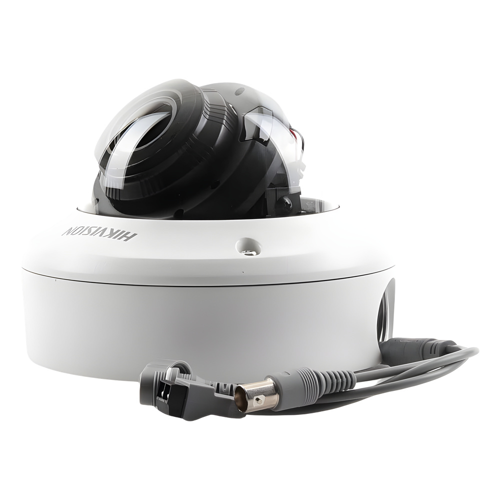 Domo TURBOHD 5 Megapixel / Lente Motorizado 2.7 - 13.5 mm / IR EXIR 40 mts / TVI-AHD-CVI-CVBS / IK10 / IP67 / dWDR / 12 Vcc / 24 VCA