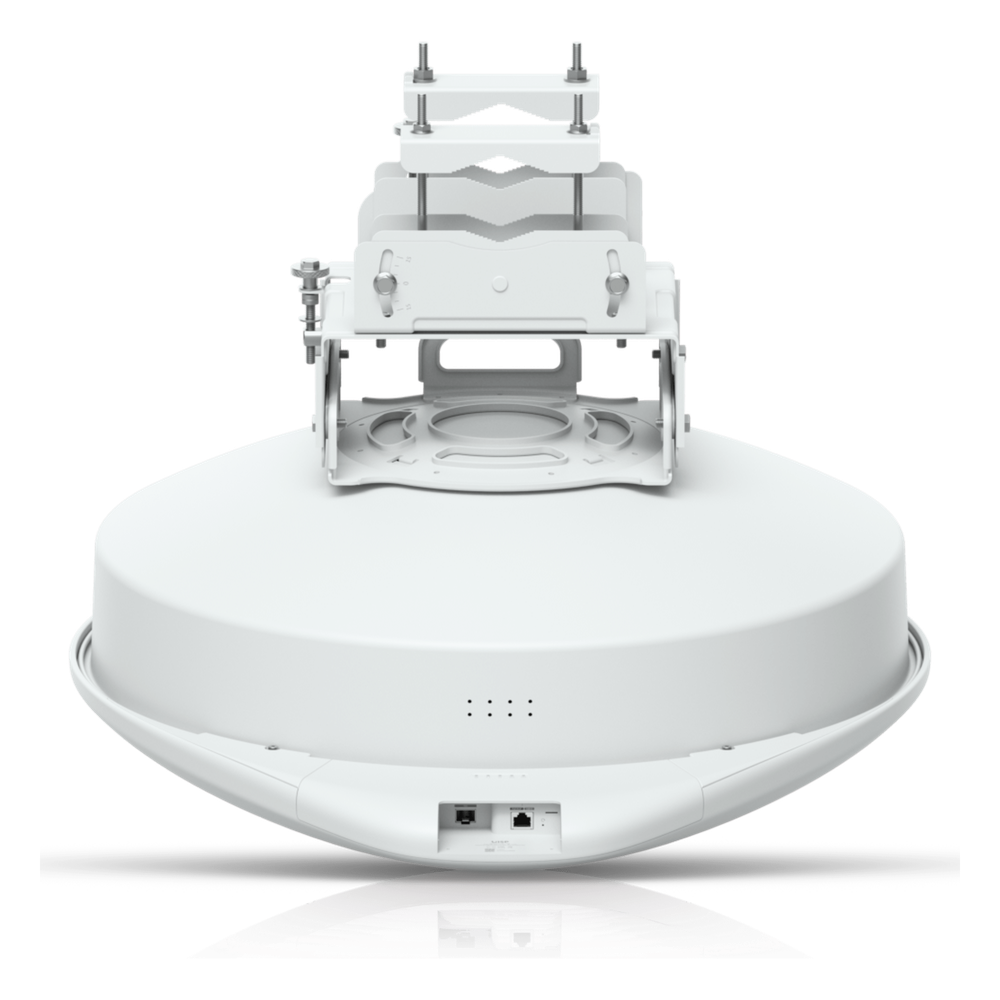 Radio Backhaul UISP Airfiber 60 XR para PTP en 60 Ghz, hasta 5.4 Gbps, radio redundante en 5 Ghz, SFP+ 10G, con GPS y Bluetooth, hasta 15 Km