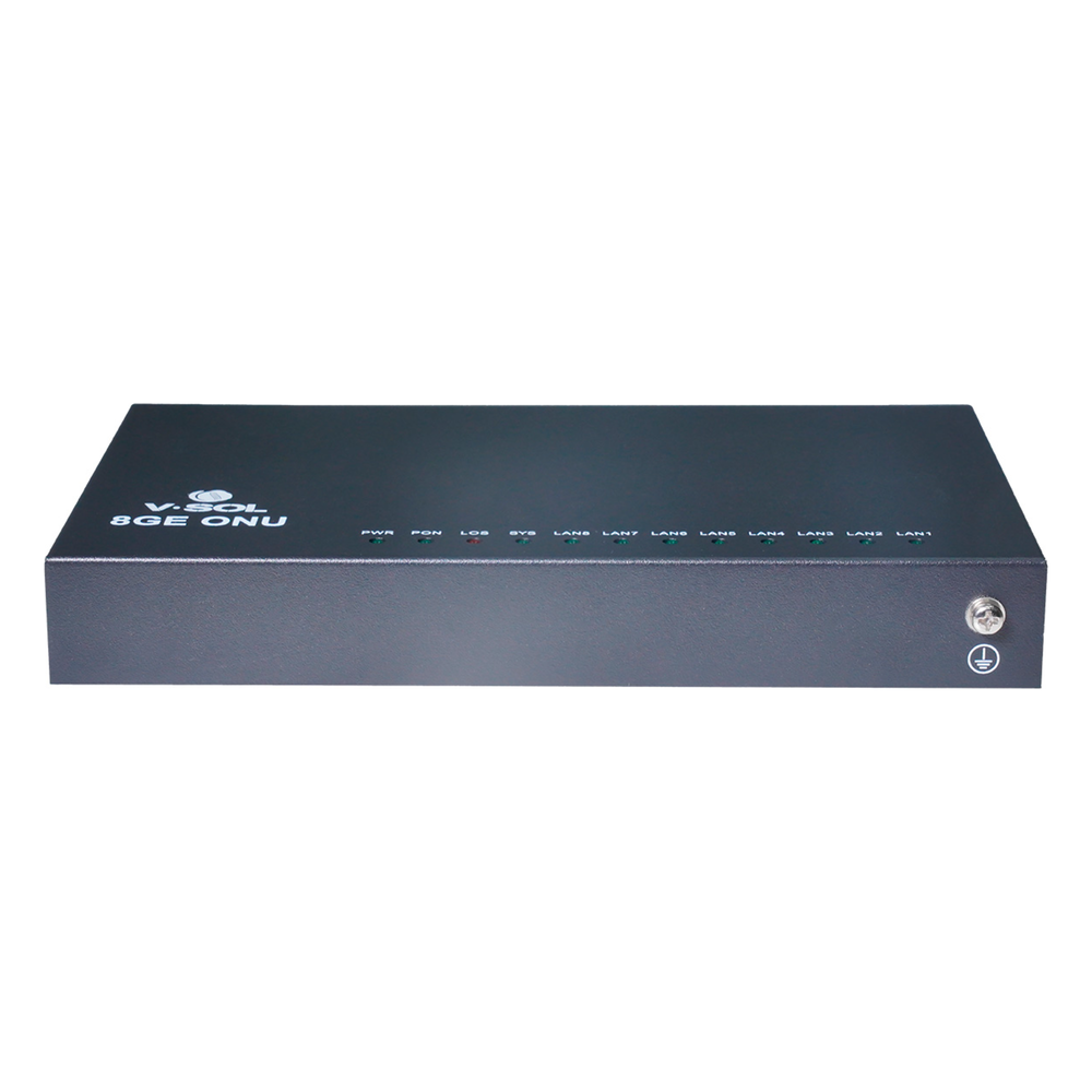 ONU Dual EPON/GPON / 8 Puertos PoE 802.3at Gigabit /  1 Puerto SC/UPC