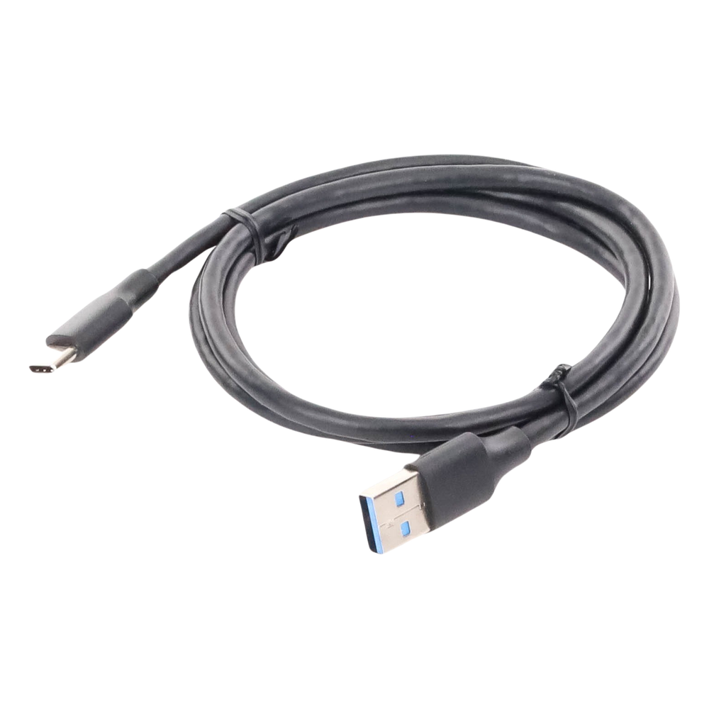 Cable USB-A a USB-C | 1 Metro | Carga y Sincronización de Datos | Carga Rápida 60W | Datos 5 Gbps | QC 3.0/2.0 | FPC | AFC | Protección Integrada | Duradero y Flexible| Caja ABS | Cubierta de TPE | Color Negro.