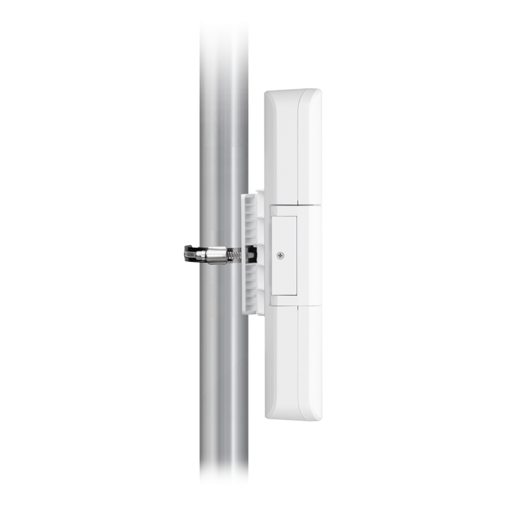 Gabinete de Exterior para Switch Ubiquiti USW-Flex con Montaje en Poste e Inyector PoE 60W