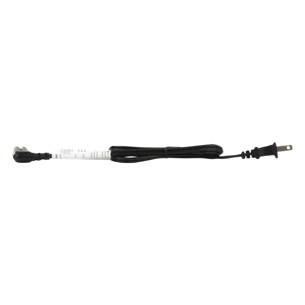 Cable de Alimentación Eléctrica para 120-240 Vca / 1 Metro (3.28 Pies) / 2 Clavijas Tipo Americano / Conector en Forma Tipo L