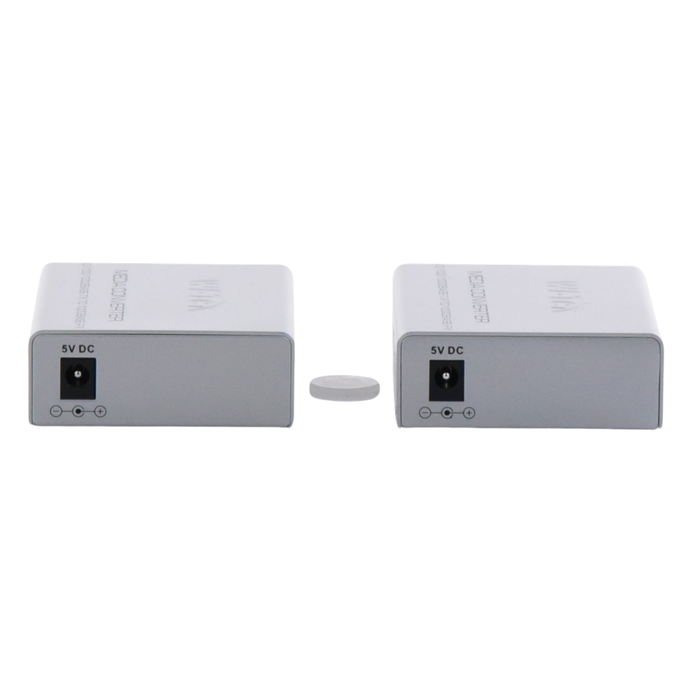 Convertidor de medios / Hasta 20 Km / 1 puerto SC/UPC 1000Mbps / 1 puerto RJ45 1000Mbps / WL: Tx 1310nm - Rx 1550nm / incluye 2 piezas A y B