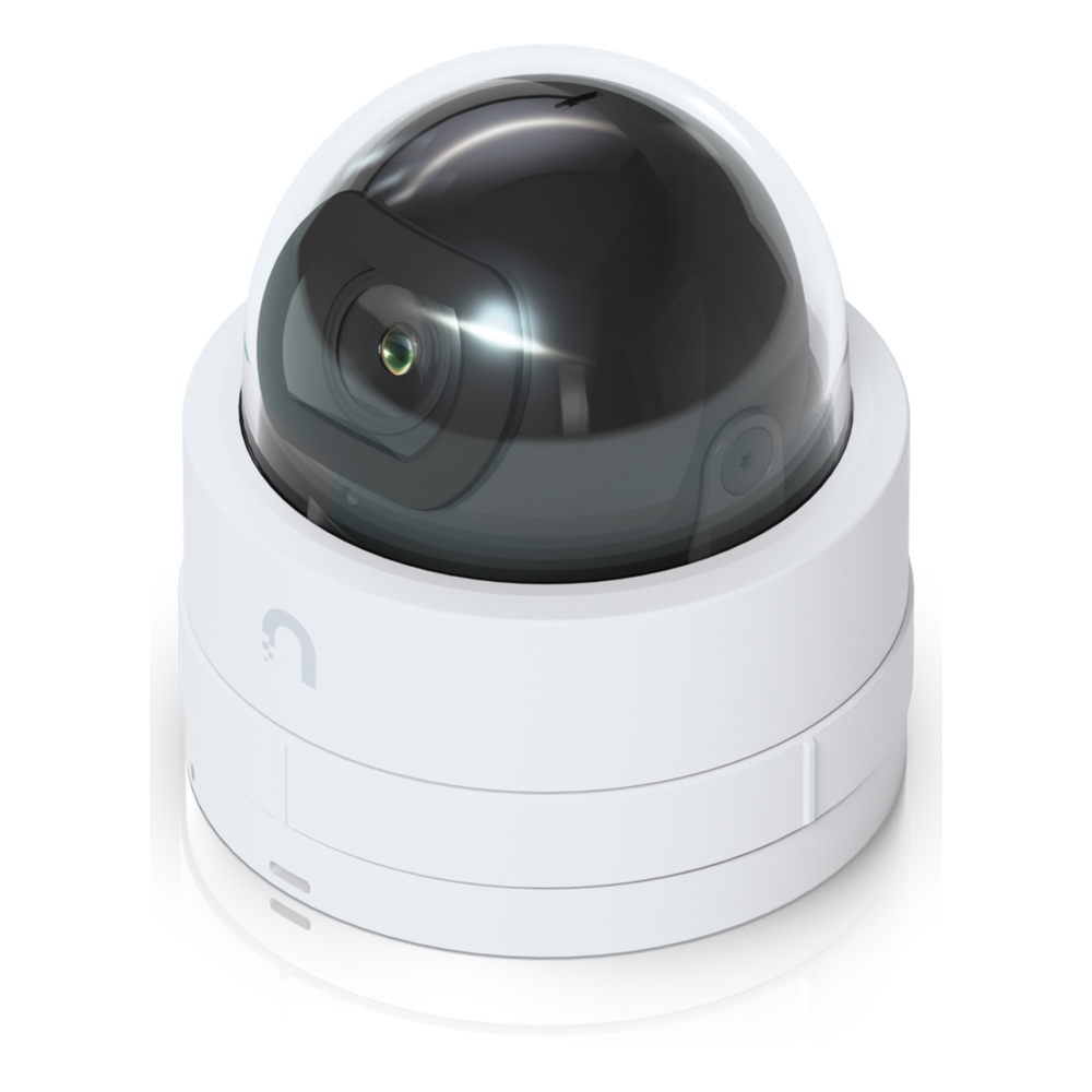 Cámara IP UniFi G5 Domo Ultra, de bajo perfil para interior, 2K (4MPX), ángulo amplio 102.4°, visión nocturna IR hasta 20 mts, detección de eventos, para pared o techo