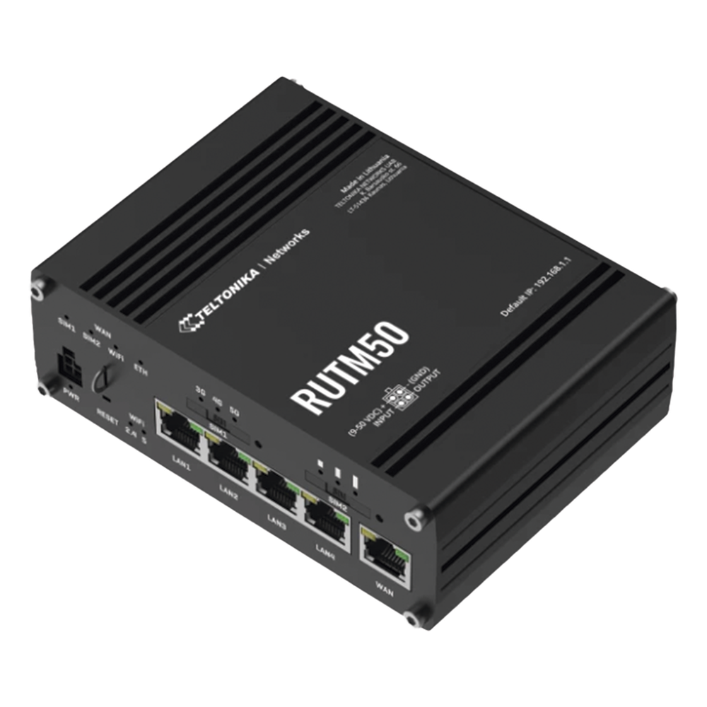 Ruter Celular 5G Dual-SIM con Wi-Fi 5 y 4 Puertos de Red + 1 Puerto WAN, Aprobado FIRSTNET