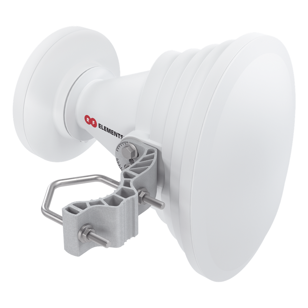 Antena Sectorial Asimétrica Starter Horn de 45º, 5150 - 5950 MHz, ganancia de 17 dBi, conexión directa con radios IS-5AC, PS-5AC y IS-M5, conexión RP-SMA