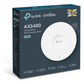Punto de Acceso Omada / Wi-Fi 6 AX5400 MU-MIMO 4x4 /  Mesh Omada / Alta Densidad de Usuarios / Configuración por Controlador o Stand-Alone / Para Montaje en Techo/pared / Alimentación PoE+