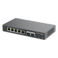 4 en 1: Firewall Nueva Generación, Router, IP PBX (24 usuarios / 8 llamadas), Switch Gigabit de 5 Puertos (4 PoE) y 2 Puertos SFP 2.5 Gigabit
