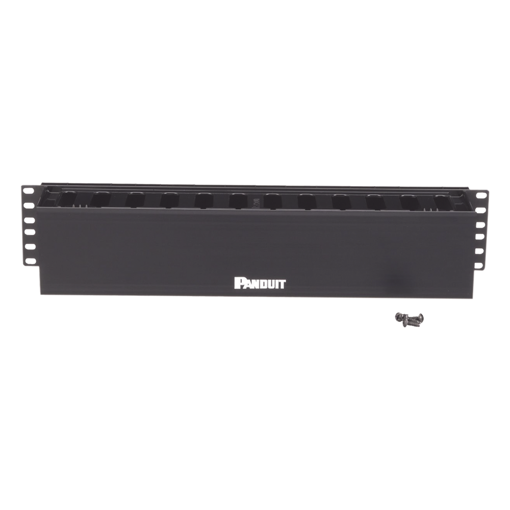 Organizador de Cables Horizontal PatchLink, Sencillo (Solo Frontal), Para Rack de 19in, 2UR
