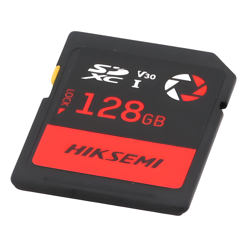 Memoria SD / 128 GB / 180 MB/s Lectura / 150 MB/s Escritura / V30 U3 / Para Drones y Cámaras de Acción / HIKSEMI CAPTURE E30