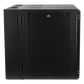 Gabinete Abatible de Pared (Con Marco Trasero) con Rack 19" de 12 Unidades. Ventana de Cristal Templado.