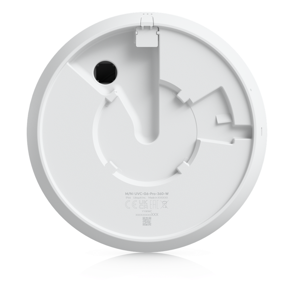 UniFi G6 Pro 360 – Cámara Panorámica 12 MP PoE, Resistente a la Intemperie y Antivandálica con Cobertura de 360°, Zoom, Giro e Inclinación Digitales, y Visión Infrarroja Inteligente
