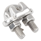 Nudo/ Perro/ Abrazadera Acero Forjado para Cable de 3/16", Acero Inoxidable.