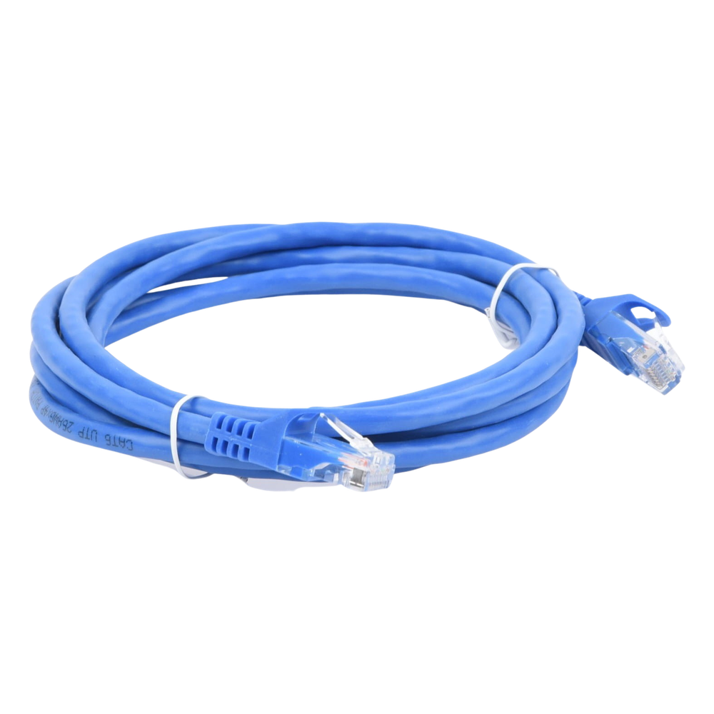 Cable de Parcheo UTP Cat6 - 2 Metros (6.56 Pies) - Azul