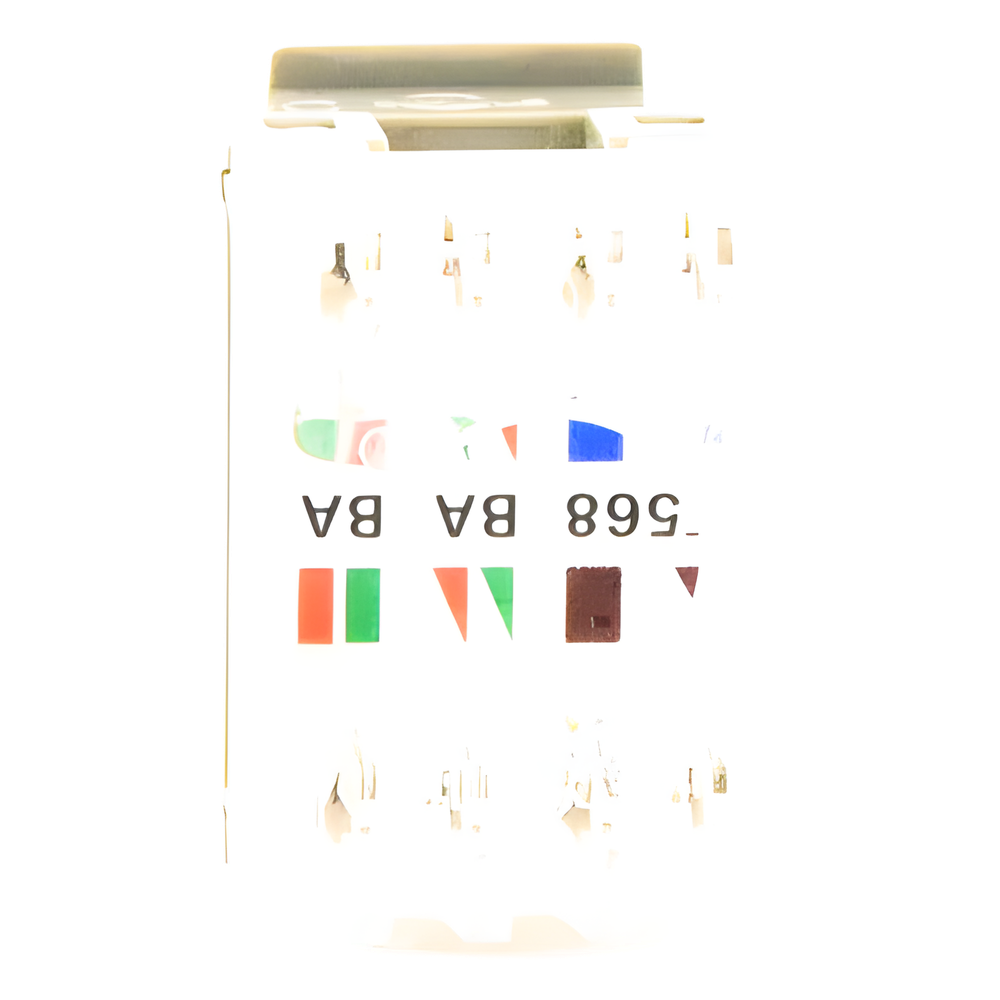Conector Jack Estilo 110 (de Impacto), Tipo Keystone, Categoría 6, de 8 Posiciones y 8 Cables, Color Gris