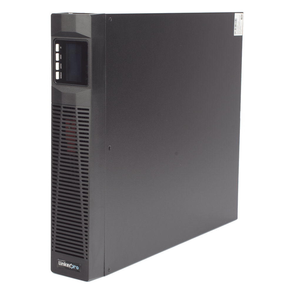 UPS de 2000VA/1800W / Topología On-Line Doble Conversión / Entrada y Salida de 120 Vca / Clavija de Entrada NEMA 5-20P / Pantalla LCD Configurable / Formato Rack/Torre