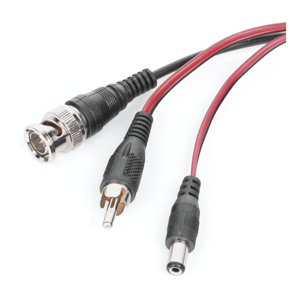 Kit de transceptores activos, envía alimentación 12V/24Vcc/AC, video y audio a una distancia de hasta 150 m en 4K para aplicaciones de video por UTP Cat 5e / 6 en alta definición.