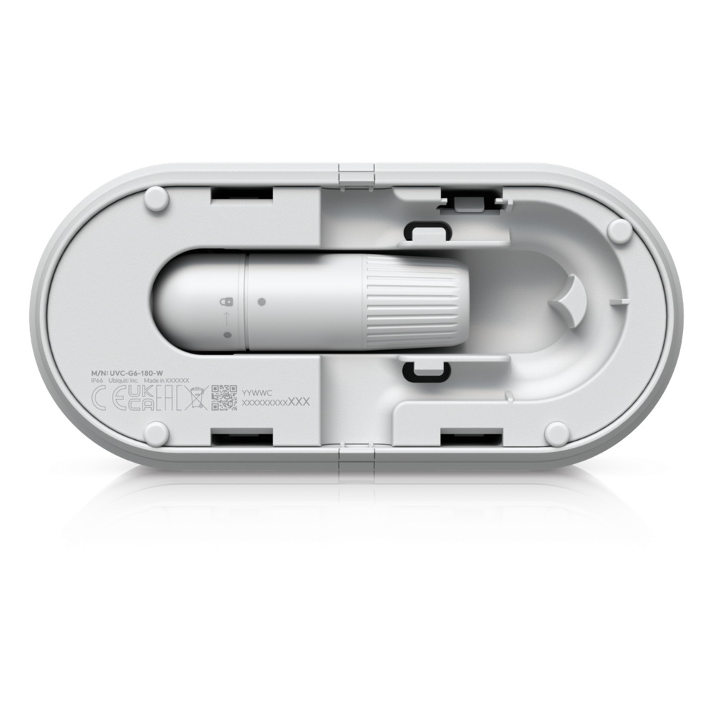UniFi Protect G6 180 – Cámara PoE+ Dual Sensor de 16 MP para Interior/Exterior con Motor de IA Multi-TOPS y Cobertura Panorámica de 180°