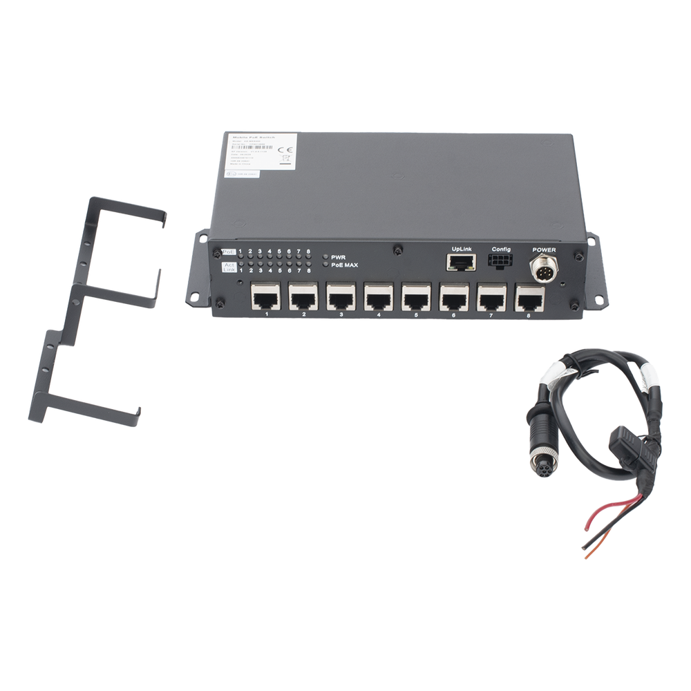 Switch PoE para Soluciones Moviles / Conexión RJ45