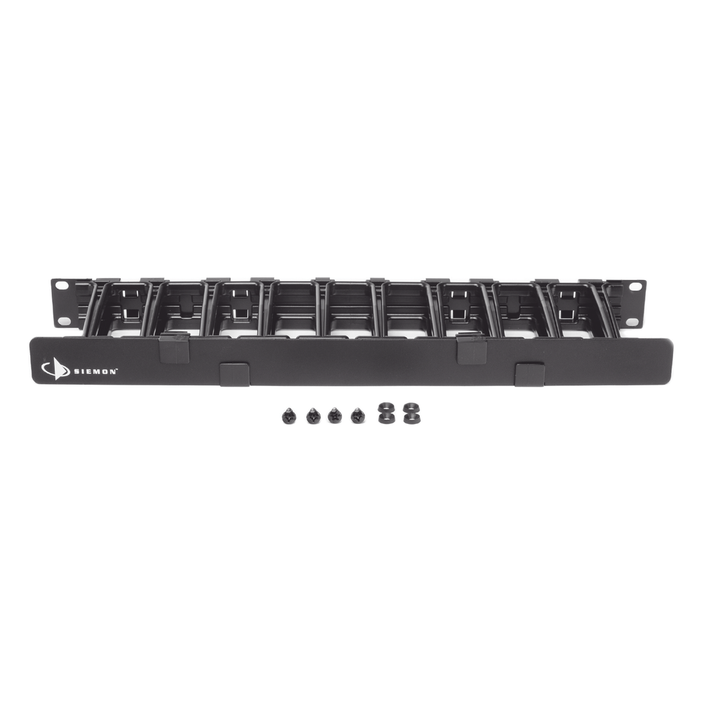 Organizador de Cable Horizontal RouteIT, Sencillo, Para Rack de 19in, 4in de profundidad, 1UR