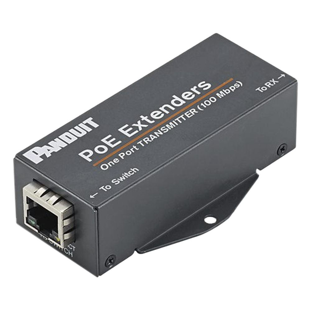 Transmisor PoE/PoE+ Para Uso con Receptor POEXRX1, Hasta 610 Metros (2000 ft) con Cable Cat5e o Cat6, 10/100Mbps