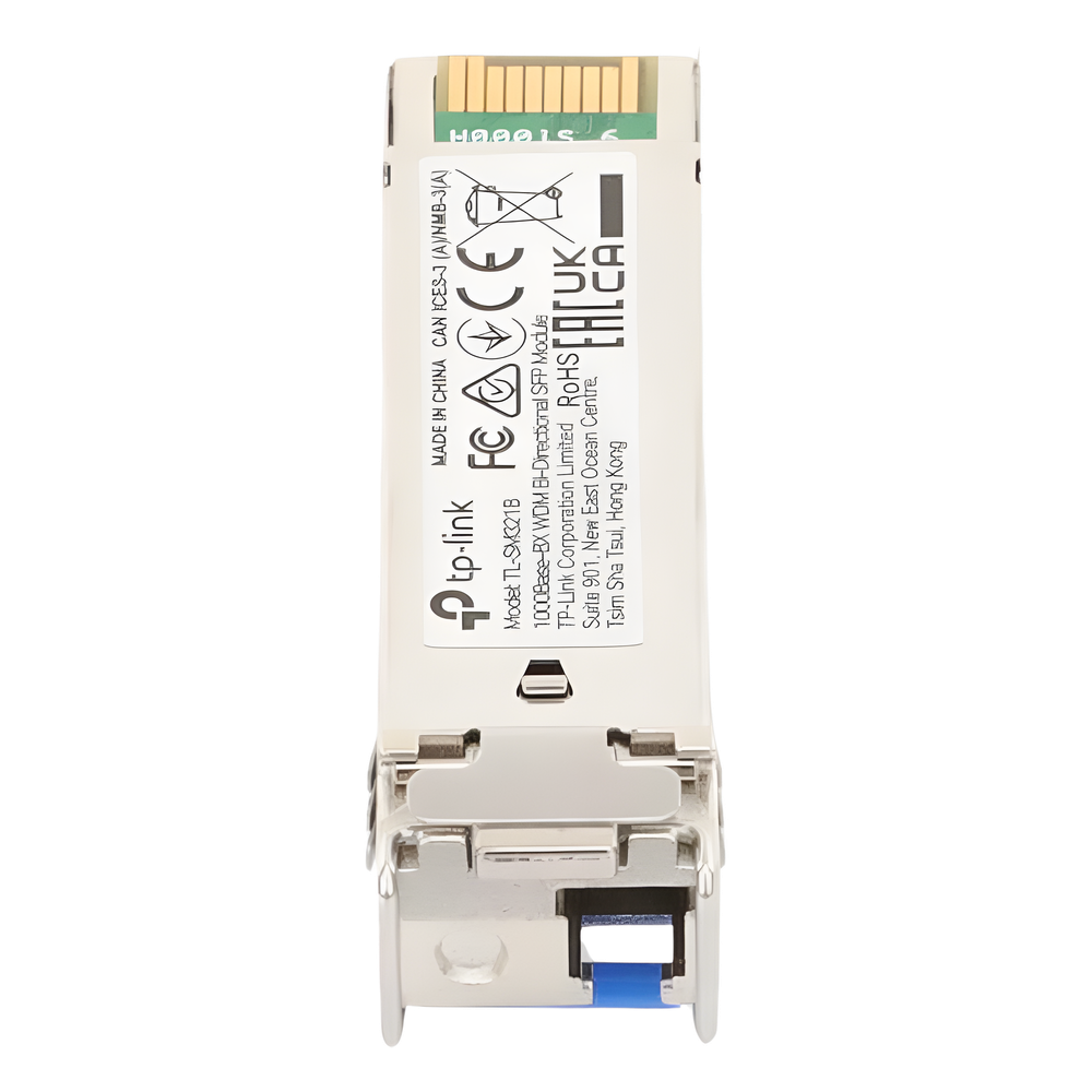 Transceptor mini-GBIC / SFP WDM Bi-Direccional / Monomodo 1GBase / Distancia 10 KM / Conector LC / (Necesita el modelo TL-SM321A para enlazar)
