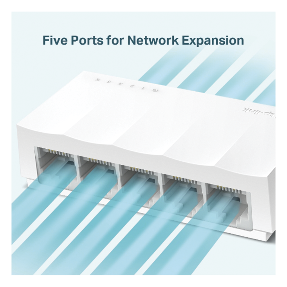 Switch para escritorio 5 puertos 10/100Mbps