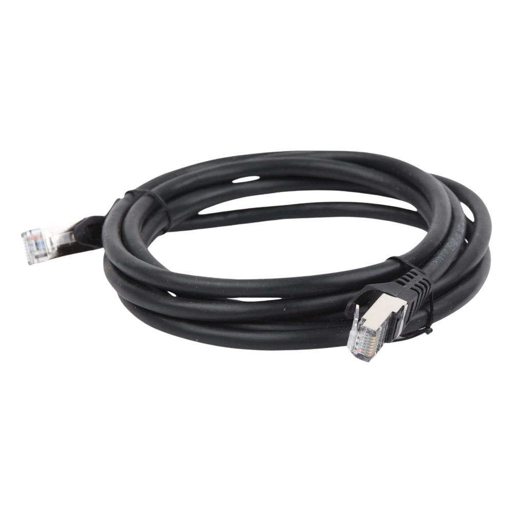 Cable de Parcheo FTP Cat6 - 2.0 Metros (6.56 Pies) - Negro