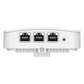 Punto de Acceso Empresarial Wi-Fi 6 / Con diseño para Pared /  3 Puertos Gigabit (1 con Salida PoE) / Doble banda en ( 2.4 y 5 GHz) / Hasta 2.5 Gbps / Gestión desde la Nube / Alimentación PoE af