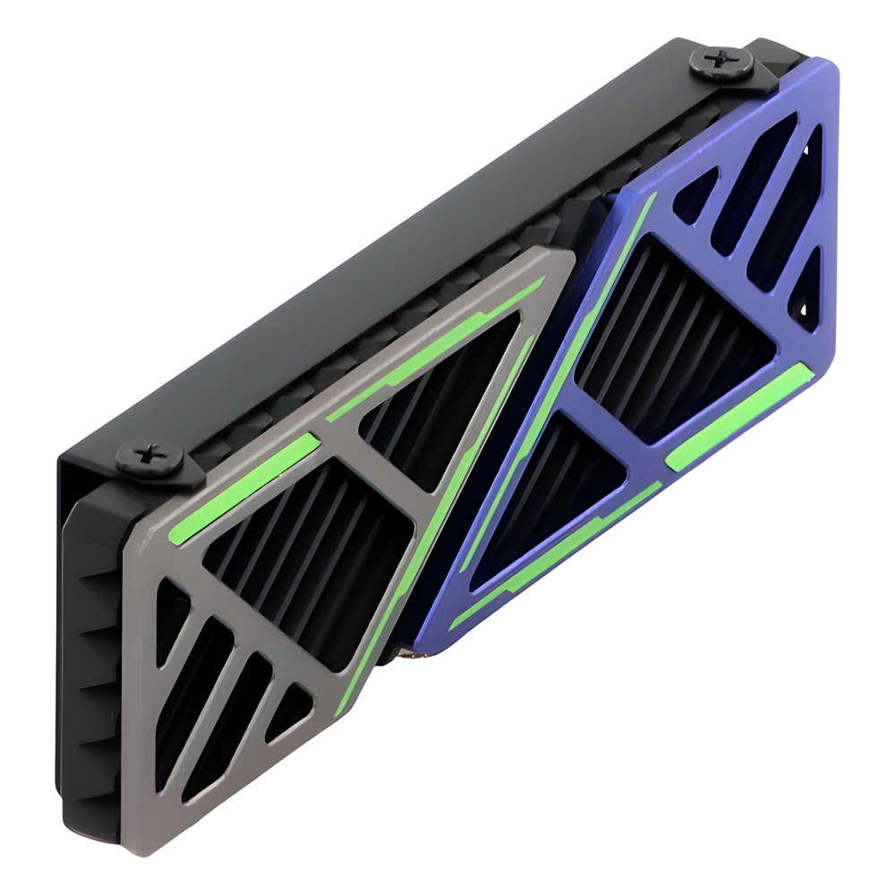 Disipador de Calor para SSD M.2 2280 / Aleación de Aluminio / Reducción ≤25°C / Compatible PC Escritorio y PS5 / 73 x 22 x 9 mm