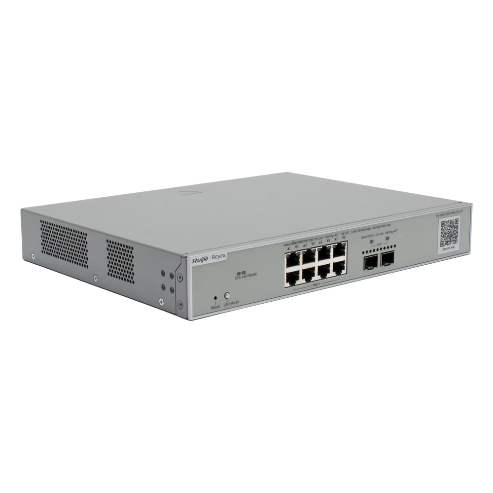 Switch Multi-Gigabit PoE++ 370W 802.3bt Capa 3 Administrable Cloud, Diseñado Para Access Points WiFi 6/7