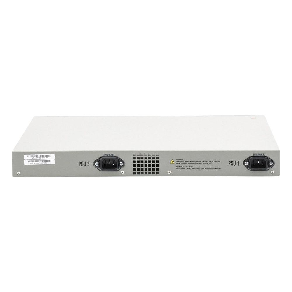 Switch inteligente de distribución o core, Stackeable, Capa 3, 24 x 1000 Mbps + 4 x SFP+ 10 G, Doble fuente de alimentación redundante