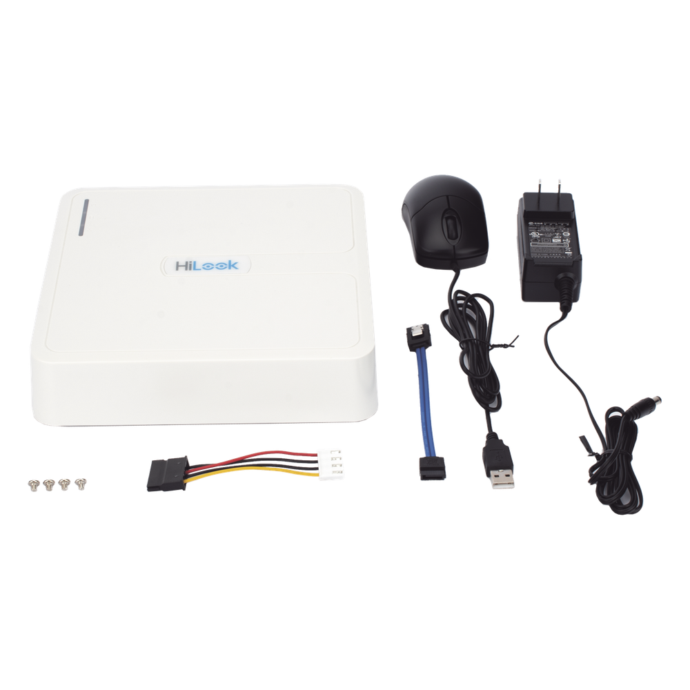[Audio Bidireccional] DVR 4 Canales TurboHD + 1 Canal IP / 2 Megapixel (1080p) Lite / Acusense Lite (Busqueda Inteligente Personas Vehiculos) / 1 Bahia de Disco Duro / H.265+ / Salida de Vídeo Full HD