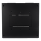 Gabinete Abatible de Pared (Con Marco Trasero) con Rack 19" de 12 Unidades. Ventana de Cristal Templado.