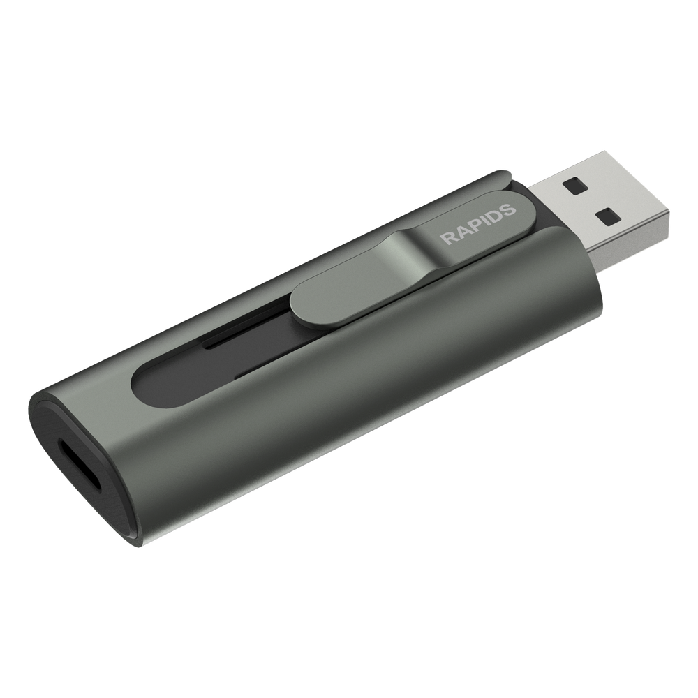 Memoria USB Dual impulsado por SSD Core / 512 GB / USB-C y USB-A / 1000 MB/s de Escritura
