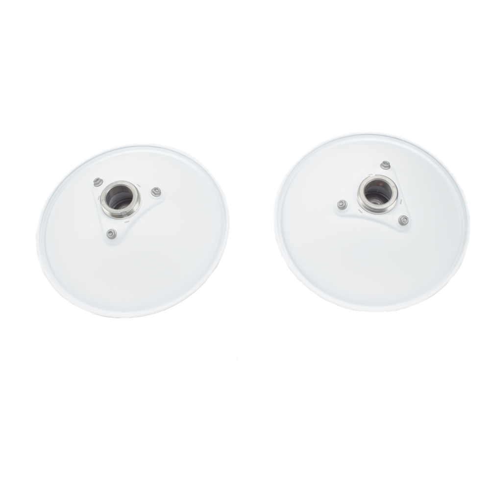 Par de Antenas Modulares Dual Slant, 4.9 - 6.4 GHz, Dimensiones (27 cm), Apertura 45°, Ganancia de 20 dBi, Diseñadas para radio C5x