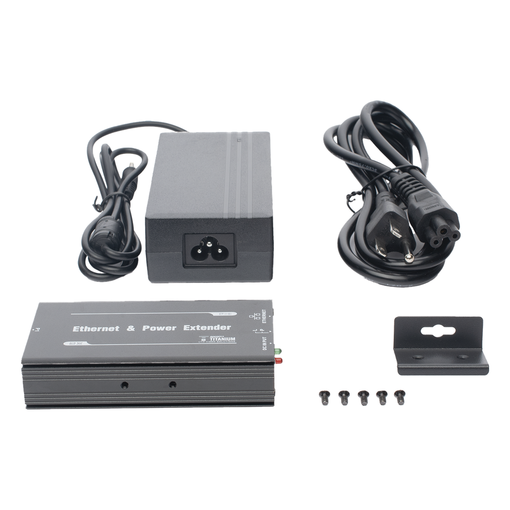 (POE 600 METROS) Receptor para Extensor PoE TT-8001TPOE / 1 Puerto  para recepción de video y alimentación (PoE) / IDEAL PARA DOMOS Y CAMARAS IP / Conexión en Cascada / Soporta PTZ´s de 60 W / Soporta IEEE802.3af/at