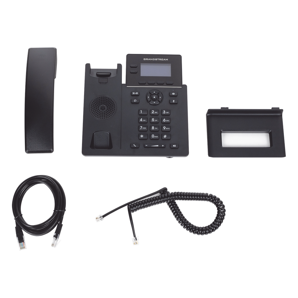 Teléfono IP Grado Operador, 2 líneas SIP con 4 cuentas, PoE, codec Opus, IPV4/IPV6 con gestión en la nube GDMS